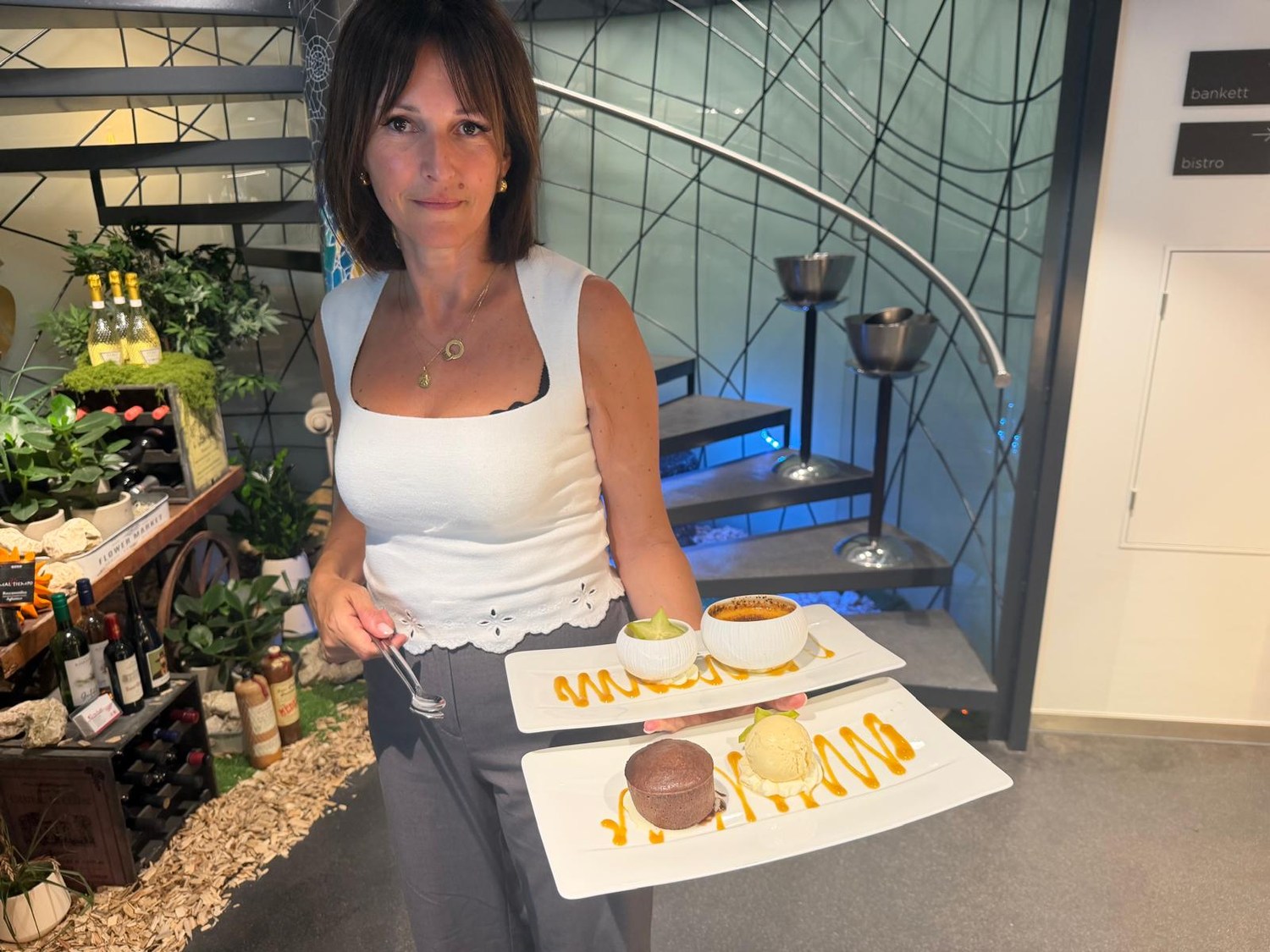 Carole im Service