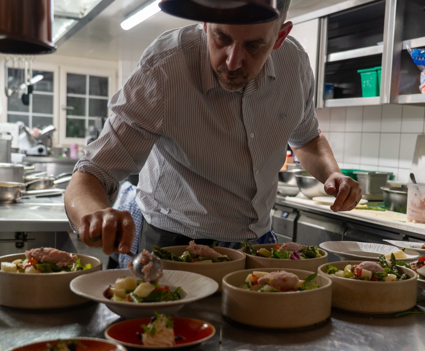 Steve Vernalde in der Küche